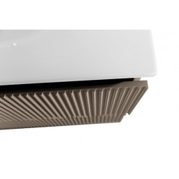 BelBagno Тумба с раковиной Uno 80 подвесная Бежевый матовый с раковиной BB-8099-80