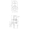 Cмеситель для душа Bravat Arc PB86061C-A-ENG