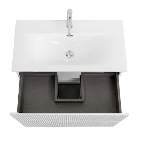 BelBagno Тумба с раковиной Uno mini 90 подвесная Bianco Opaco с раковиной BB-8099-3-90