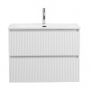 BelBagno Тумба с раковиной Uno mini 90 подвесная Bianco Opaco с раковиной BB-8099-3-90