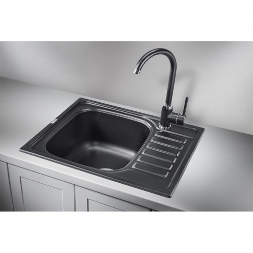 Кухонная мойка Granula 5801sv шварц