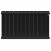 Радиатор биметаллический Royal Thermo Infinity 300 Noir Sable 14 секций, боковое подключение