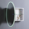 Aquanet Зеркальный шкаф Оптима 70 с подсветкой белый