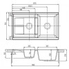 Кухонная мойка Акватон Делия 87 1A716232DE290 шампань