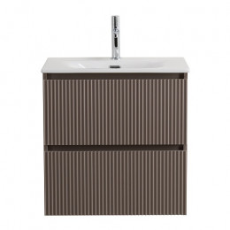 BelBagno Тумба с раковиной Uno mini 70 подвесная Бежевый матовый с раковиной BB-8099-3-70