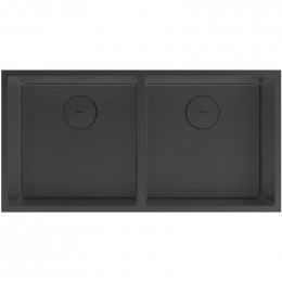 Мойка для кухни Lemark Proran 9932140 90x44 черный матовый