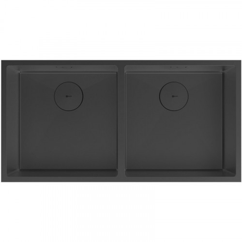 Мойка для кухни Lemark Proran 9932140 90x44 черный матовый
