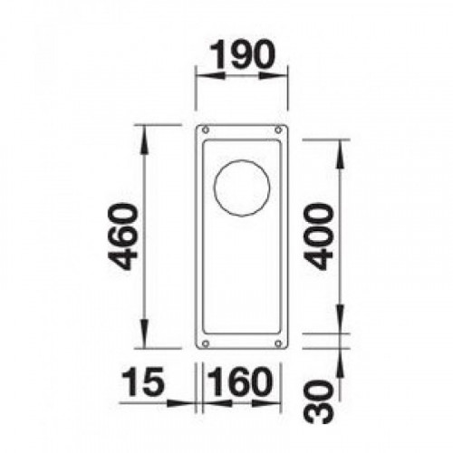 Кухонная мойка Blanco Subline 160-U, черный