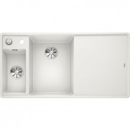 Кухонная мойка Blanco Axia III 6 S-F доска ясень чаша слева, белый