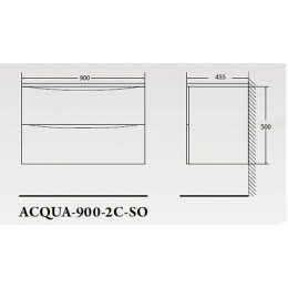 BelBagno Мебель для ванной ACQUA 900 Rovere Nature Grigio, BTN