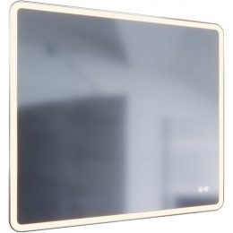 Aquanet Зеркало Ирис 90x80 с подсветкой и антизапотеванием
