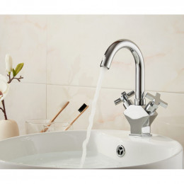 Смеситель для раковины Ledeme L1084-2 хром