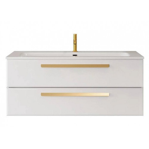 BelBagno Мебель для ванной Eco Cer-N 120 CZR-8073-120 bianco lucido ручки сатиновое золото
