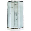 Royal Bath Душевая кабина FATO RB 90HK-M-CH 90x90 стекло рифленое профиль хром