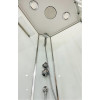 Royal Bath Душевая кабина FATO RB 90HK-M-CH 90x90 стекло рифленое профиль хром