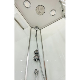 Royal Bath Душевая кабина FATO RB 90HK-M-CH 90x90 стекло рифленое профиль хром