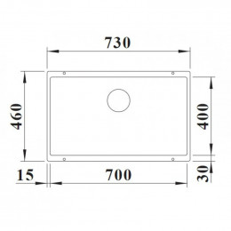 Мойка кухонная Blanco Rotan 700-U 521346 белый