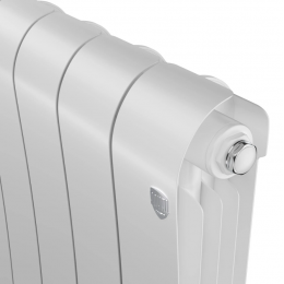 Радиатор биметаллический Royal Thermo Infinity 300 Bianco Traffico 8 секций, боковое подключение
