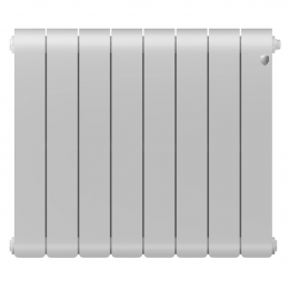 Радиатор биметаллический Royal Thermo Infinity 300 Bianco Traffico 8 секций, боковое подключение