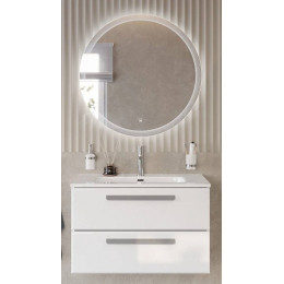 BelBagno Мебель для ванной Eco Cer-N 80 CZR-8095-80 bianco opaco ручки серые