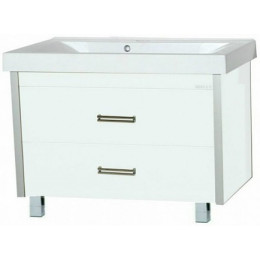 Misty Тумба с раковиной Джулия QVATRO 105 белая White