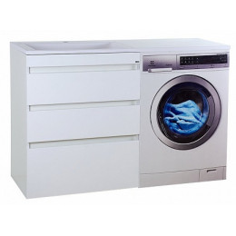 Misty Тумба с раковиной Фостер 130 L, 3 ящика