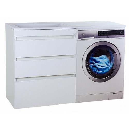 Misty Тумба с раковиной Фостер 130 L, 3 ящика