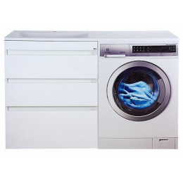 Misty Тумба с раковиной Фостер 130 L, 3 ящика