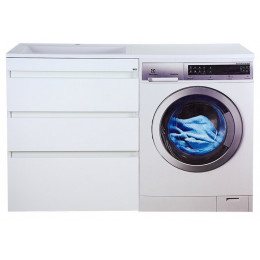 Misty Тумба с раковиной Фостер 130 L, 3 ящика