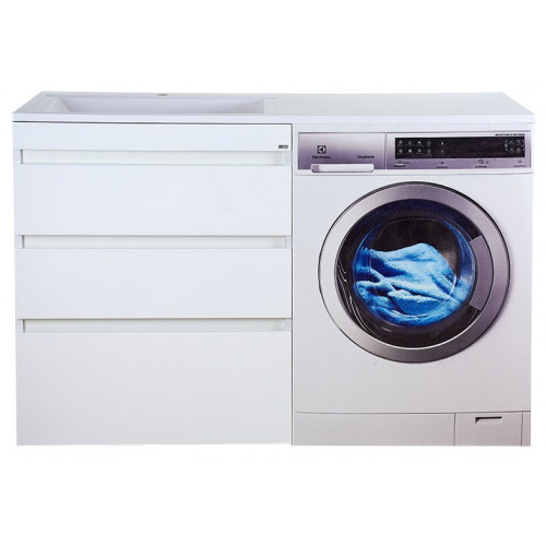 Misty Тумба с раковиной Фостер 130 L, 3 ящика