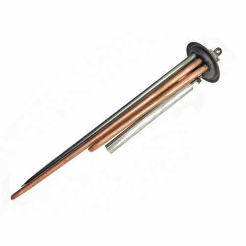 Комплект ТЭН 2кВт (2000Вт) RF для водонагревателя Thermex, Garanterm, Electrolux EWH, Timberk клеммы под винт + анод, 20854К