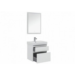 Aquanet Тумба с раковиной Nova Lite 60 2 ящика, белая
