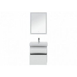 Aquanet Тумба с раковиной Nova Lite 60 2 ящика, белая