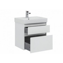 Aquanet Тумба с раковиной Nova Lite 60 2 ящика, белая