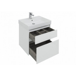 Aquanet Тумба с раковиной Nova Lite 60 2 ящика, белая