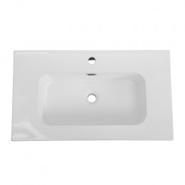 BelBagno Мебель для ванной Eco Cer-N 80 CZR-8095-80 bianco opaco ручки матовые чёрные