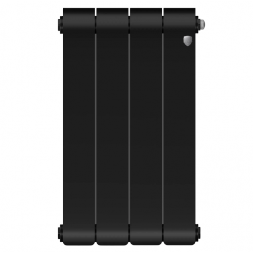 Радиатор биметаллический Royal Thermo Infinity 500 Noir Sable VR80 4 секции, нижнее подключение