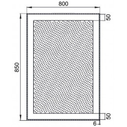 Зеркало Aquanet Алассио 8085 LED