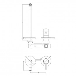 Смеситель для раковины Paffoni Light LIG106HG70 293243 золото
