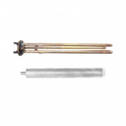 Комплект ТЭН 2,5кВт (2500Вт) RCF для водонагревателя Ariston, Thermex + анод, 184160K1