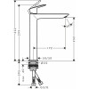 Смеситель для раковины Hansgrohe Logis Fine 71258000 хром