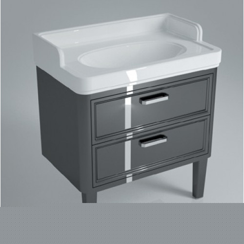 Kerama Marazzi Мебель для ванной Pompei 80, 2 ящика, черная
