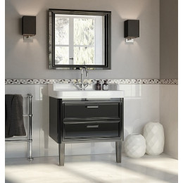 Kerama Marazzi Мебель для ванной Pompei 80, 2 ящика, черная