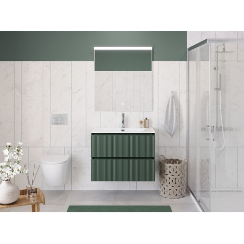 BelBagno Тумба с раковиной Uno 90 подвесная Еловый матовый с раковиной BB-8099-90