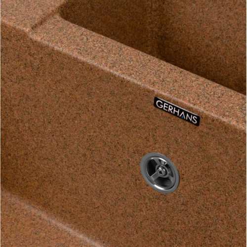 Мойка для кухни Gerhans C01-23 60.5x49 терракот
