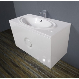 BelBagno Тумба с раковиной ONDA 1000 Bianco Lucido