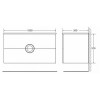 BelBagno Тумба с раковиной ONDA 1000 Bianco Lucido