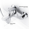 Смеситель Am.Pm Like F8010016 для ванны и душа