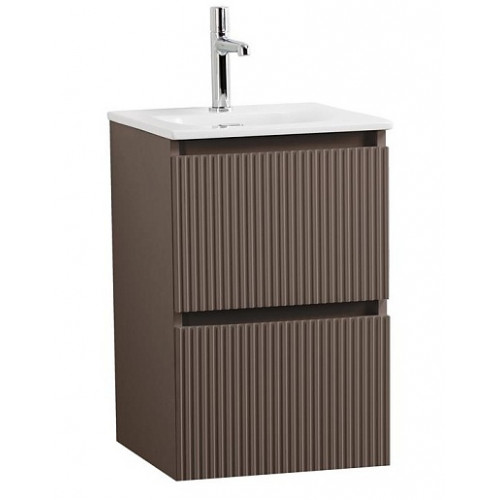 BelBagno Тумба с раковиной Uno mini 40 подвесная Бежевый матовый с раковиной BB-8099-3-40