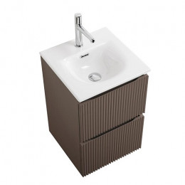 BelBagno Тумба с раковиной Uno mini 40 подвесная Бежевый матовый с раковиной BB-8099-3-40